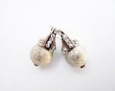 Brinco Bolinha com Strass - Cód.: B0002