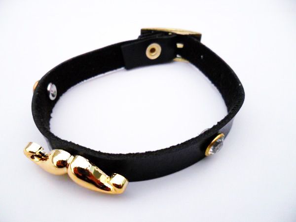 Pulseira Bigode Preta - Cód.: P0015