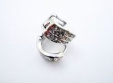Brinco de Argola com Strass - Cód.: B0001